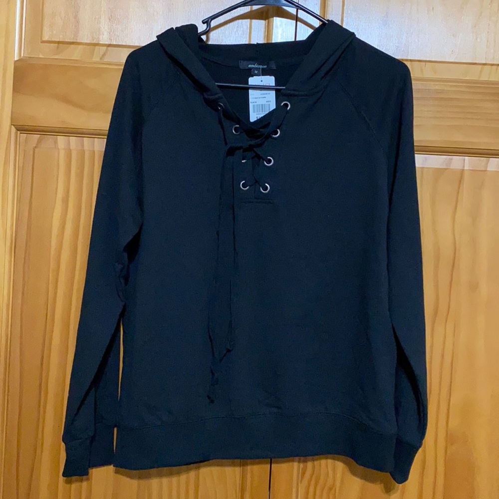 Lightweight Tie in Front Hoodie